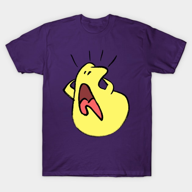 Yellow Yelling Doof T-Shirt by joshthecartoonguy